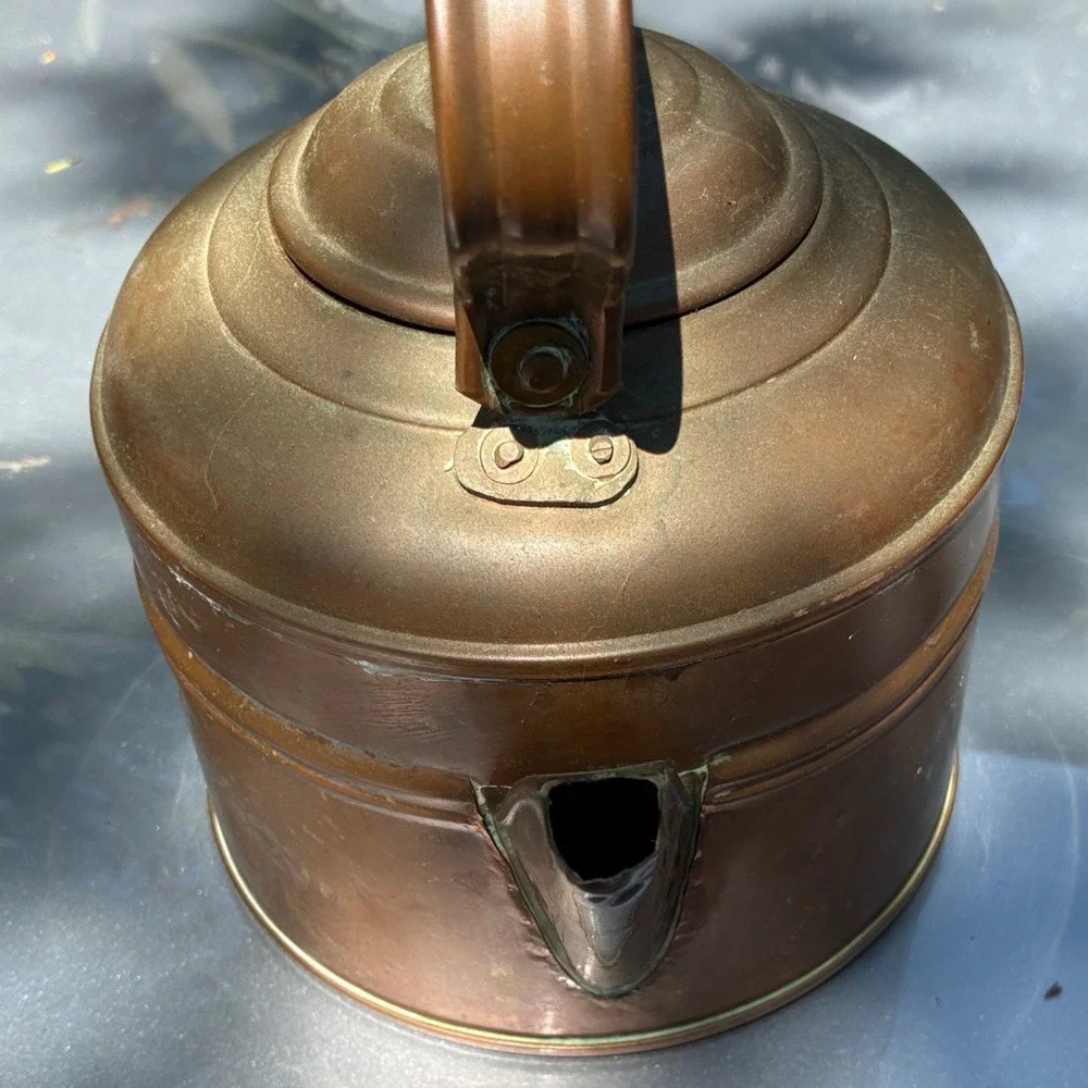 Copper Kettle Revere Ware Vintage READ cottage farmhouse decor retro country